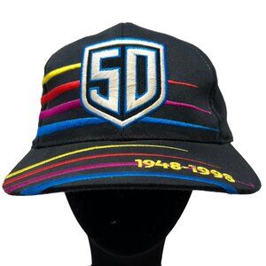 Chase Authentics Hat Cap 50th Anniversary Nascar 1998 Snapback Rainbow Vintage